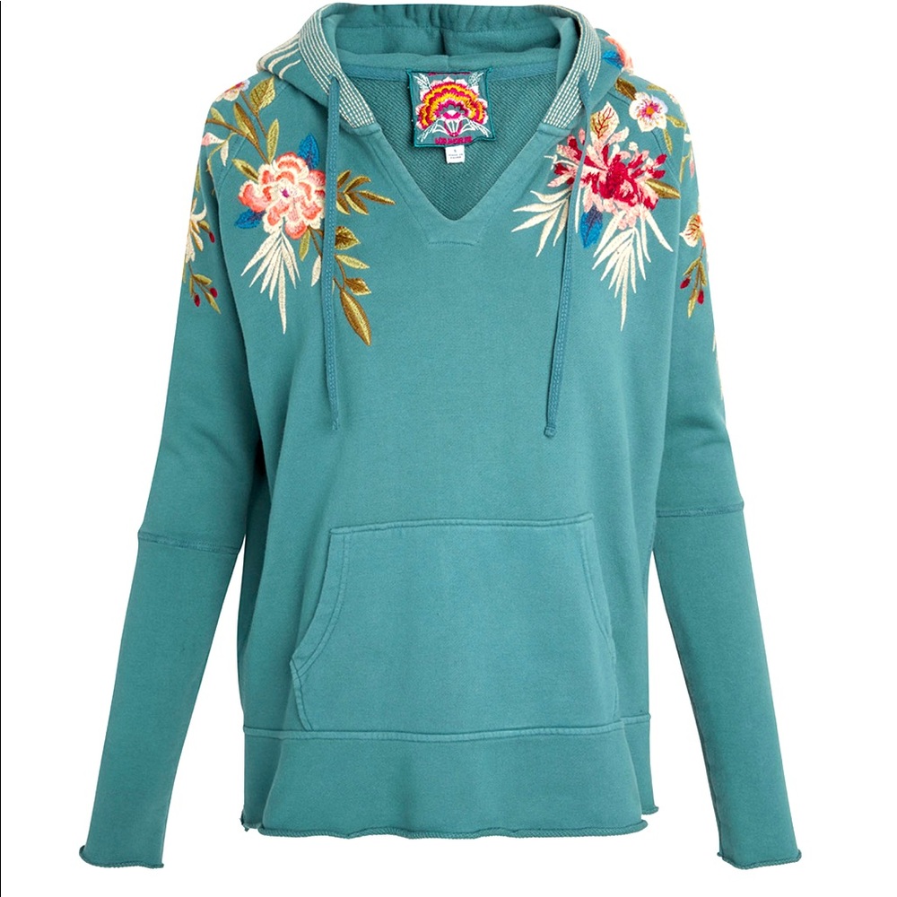 Johnny Was Kasumi Hoodie size L Excellent Condition